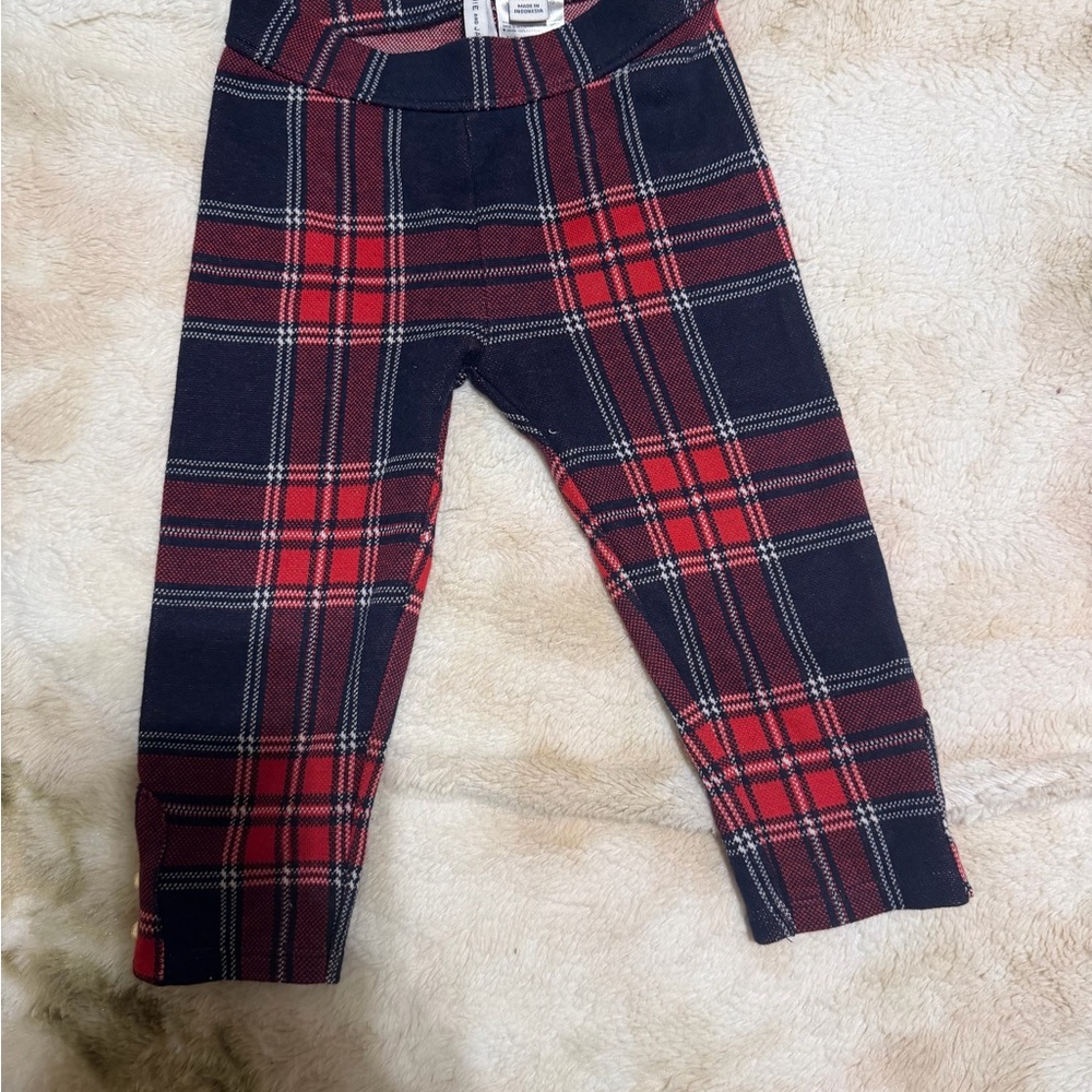 Plaid Kids Bottoms - Red and Navy Janie and Jack